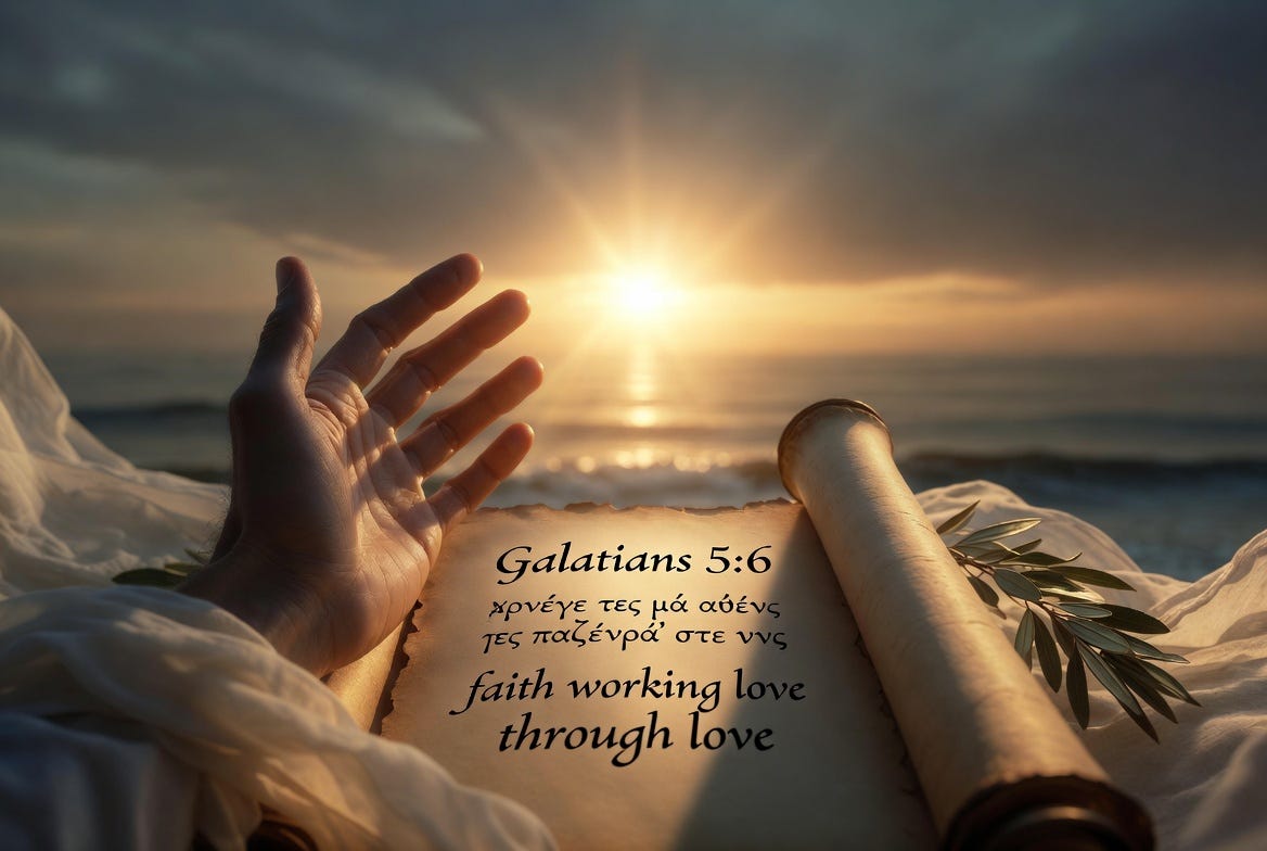 Galatians 5:6 Galatians 5:6