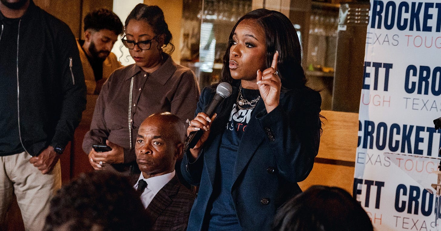 Kamala Harris backs Jasmine Crockett