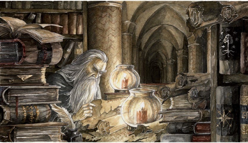 #LOTR from Long was the way that fate them bore...