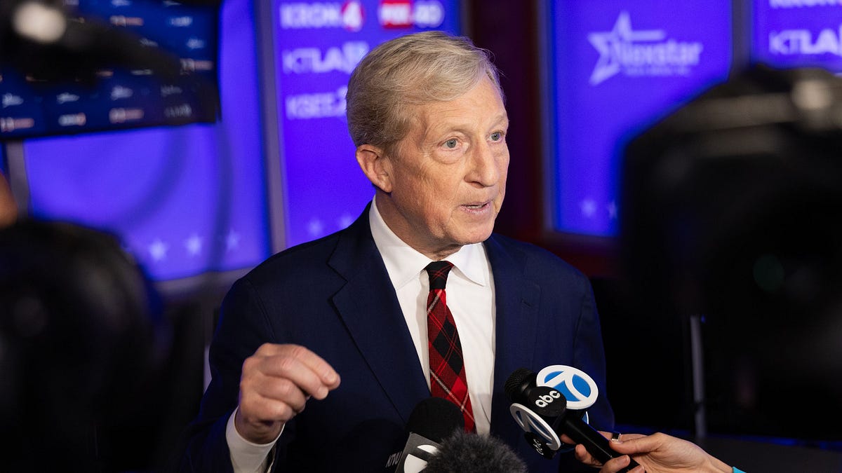 memeorandum: Forget ‘Abolish ICE.’ Tom Steyer Wants to Jail ICE Agents. (Adrian Carrasquillo