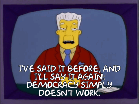 Democracy simply doesn't work - GIF - Imgur