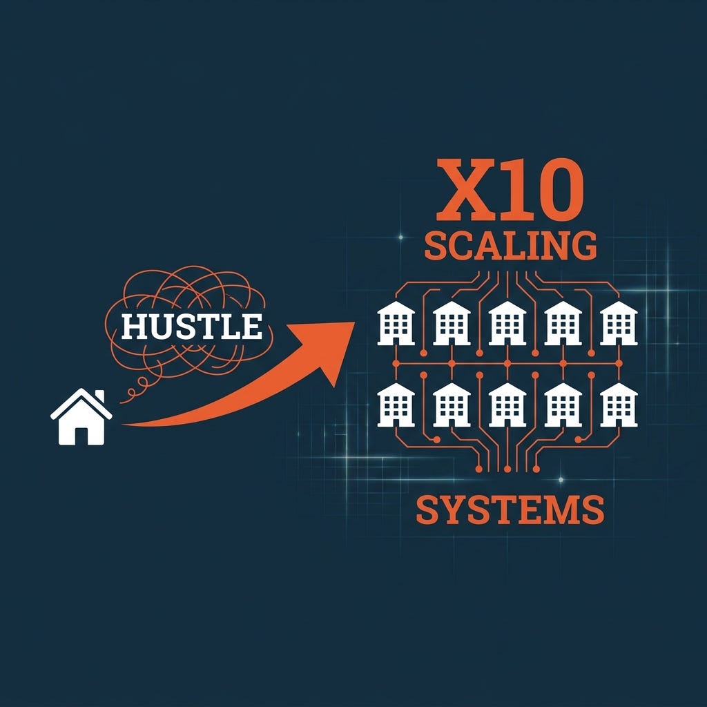 Scaling from one STR unit to a managed portfolio of ten Scaling from one STR unit to a managed portfolio of ten