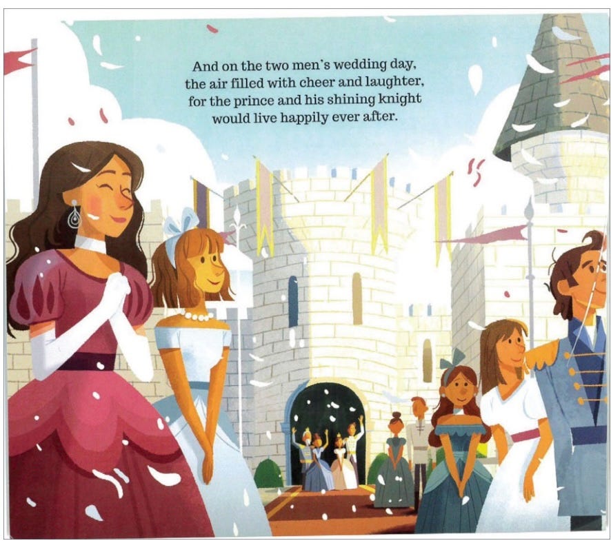 And on the two men's wedding day, the air filled with cheer for the prince and his shining knight. They would live happily every after And on the two men's wedding day, the air filled with cheer for the prince and his shining knight. They would live happily every after