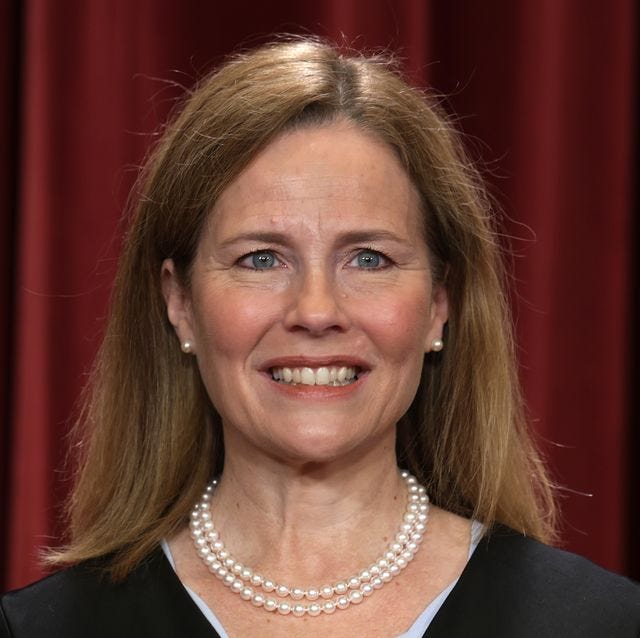supreme court justice amy coney barrett smiling
