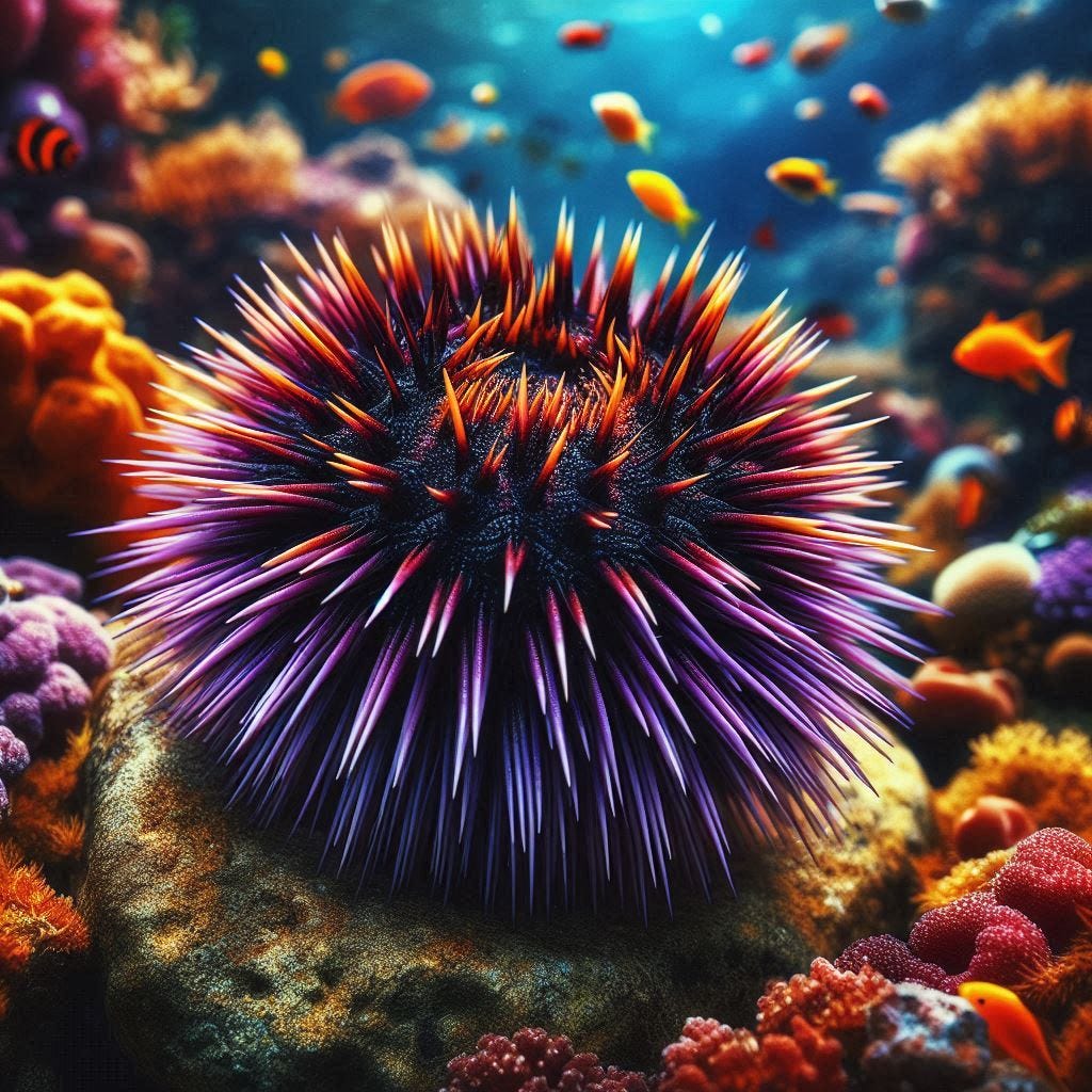Darwin on investing: A sea urchin