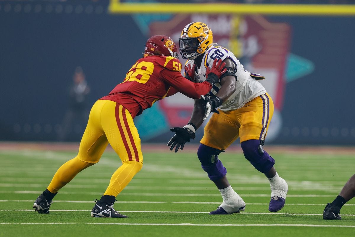 2025 NFL Draft prospect profile - Emery Jones Jr., OT, LSU - Big Blue View