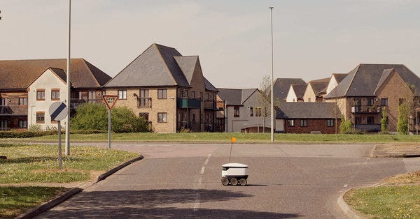 A city locks down to fight Coronavirus, but robots come and go. A city locks down to fight Coronavirus, but robots come and go.