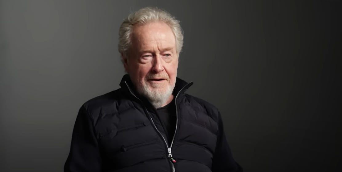 Ridley Scott Describes Humanity As "A F***ing Plague"