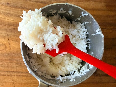 cooking jasmine rice