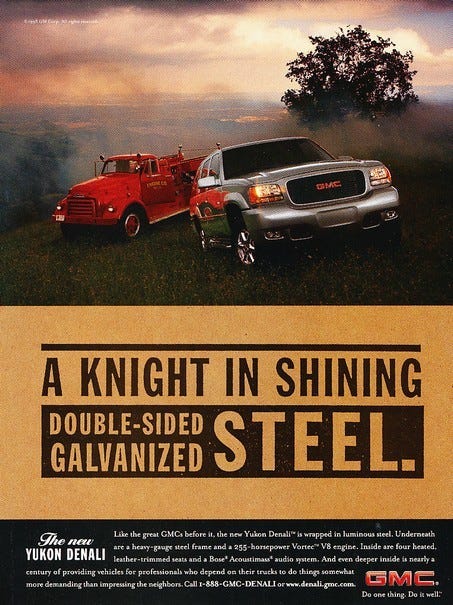 1998 1999 GMC Yukon Denali Original Advertisement Print Art Car Ad D112 - Picture 1 of 1