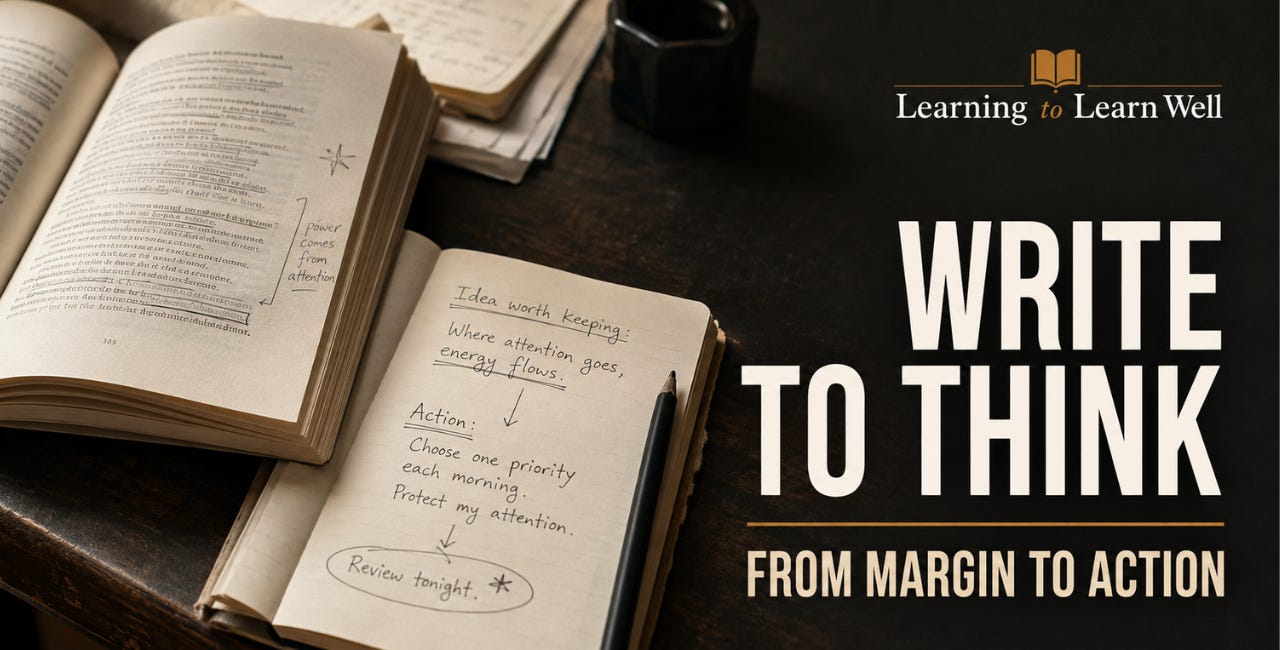 The Margin Is Where Writing Becomes Thinking