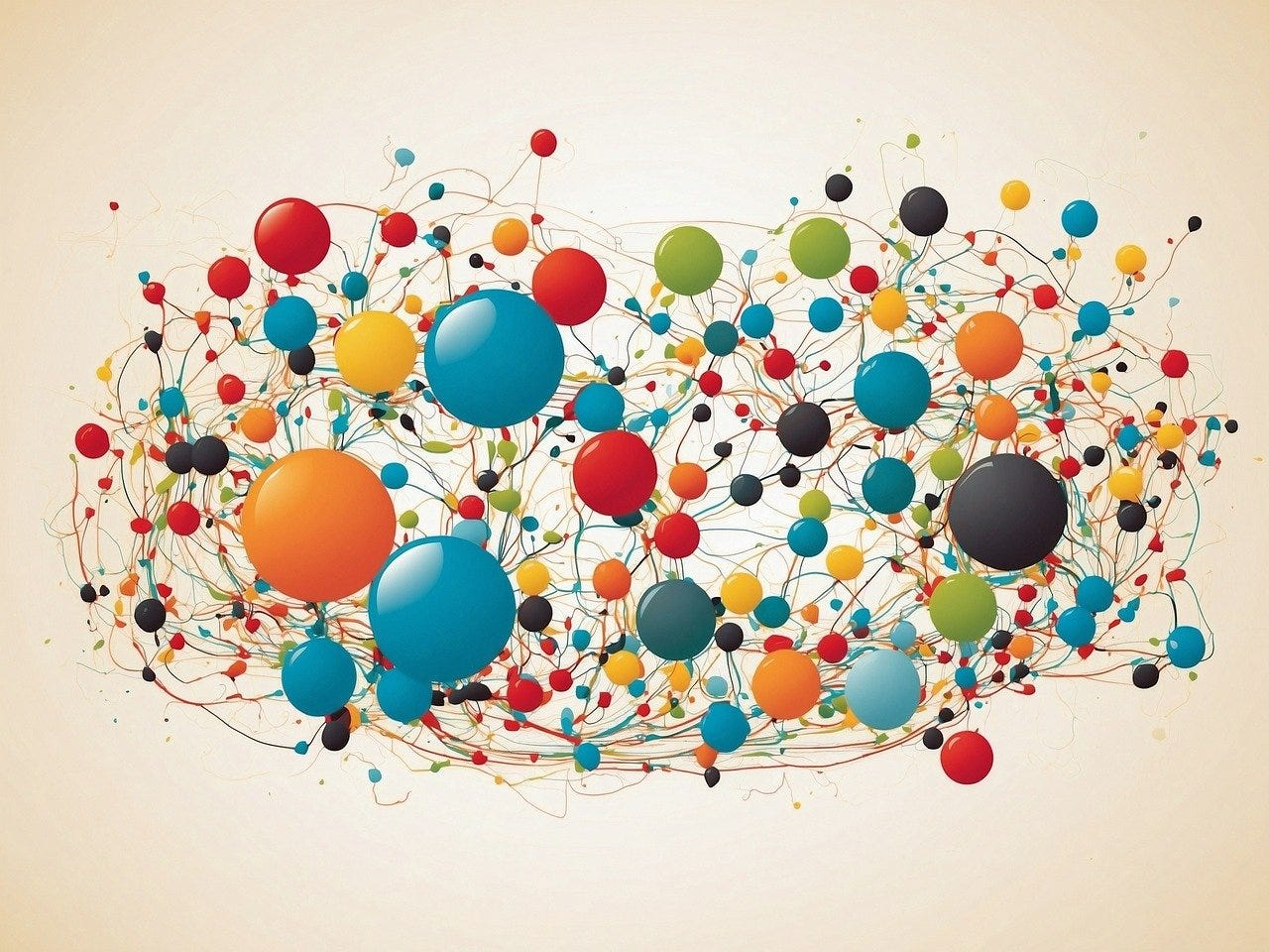 Free ai generated network connection illustration