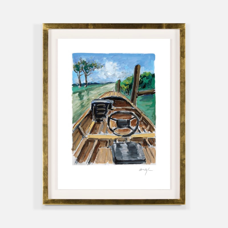 Bob Dylan Speedboat | Point Black　ボブディランの絵