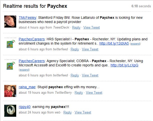 PaychexTweetSample PaychexTweetSample