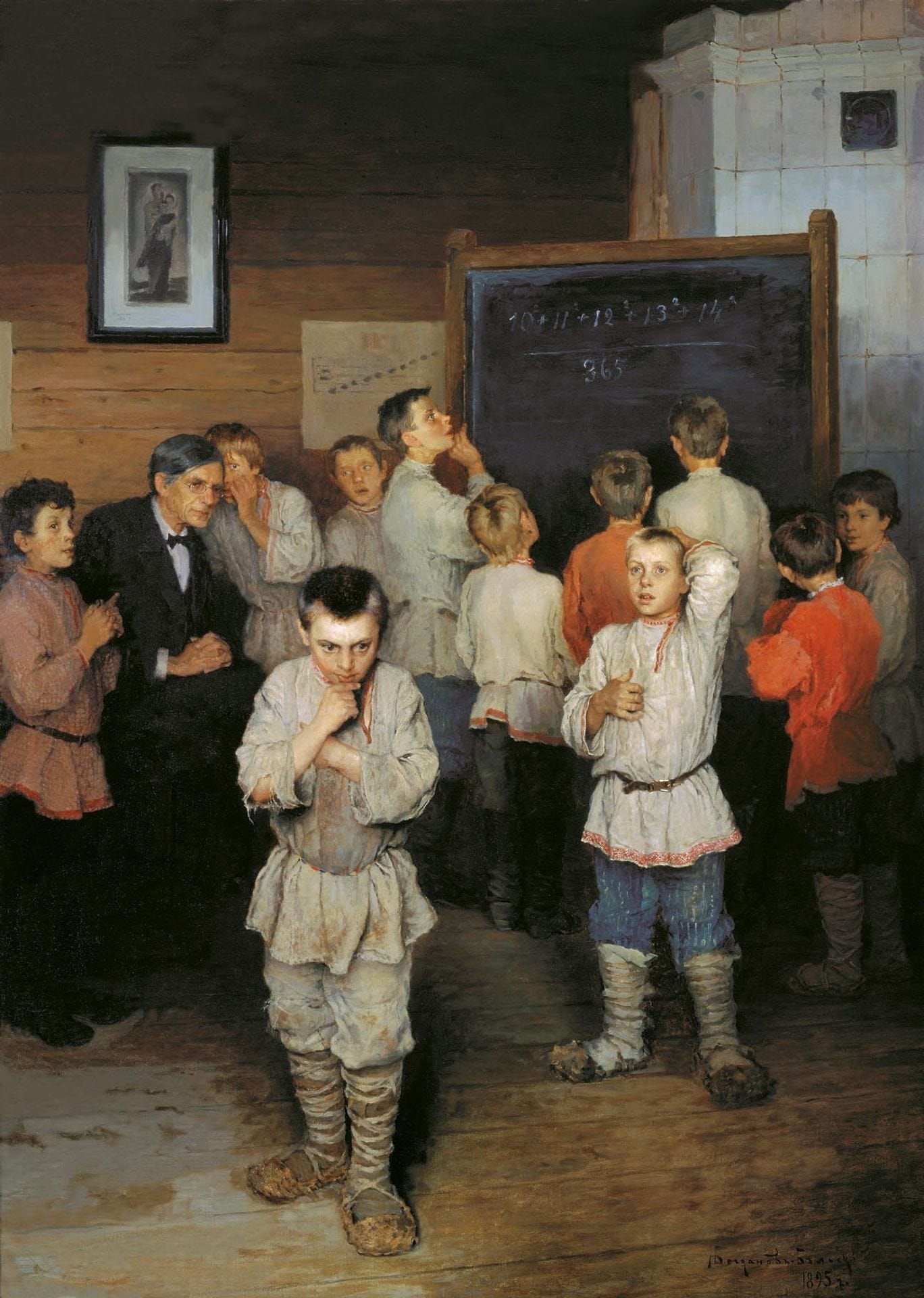 Mental Arithmetic in the Public School of S.Rachinsky - Nikolay Bogdanov-Belsky