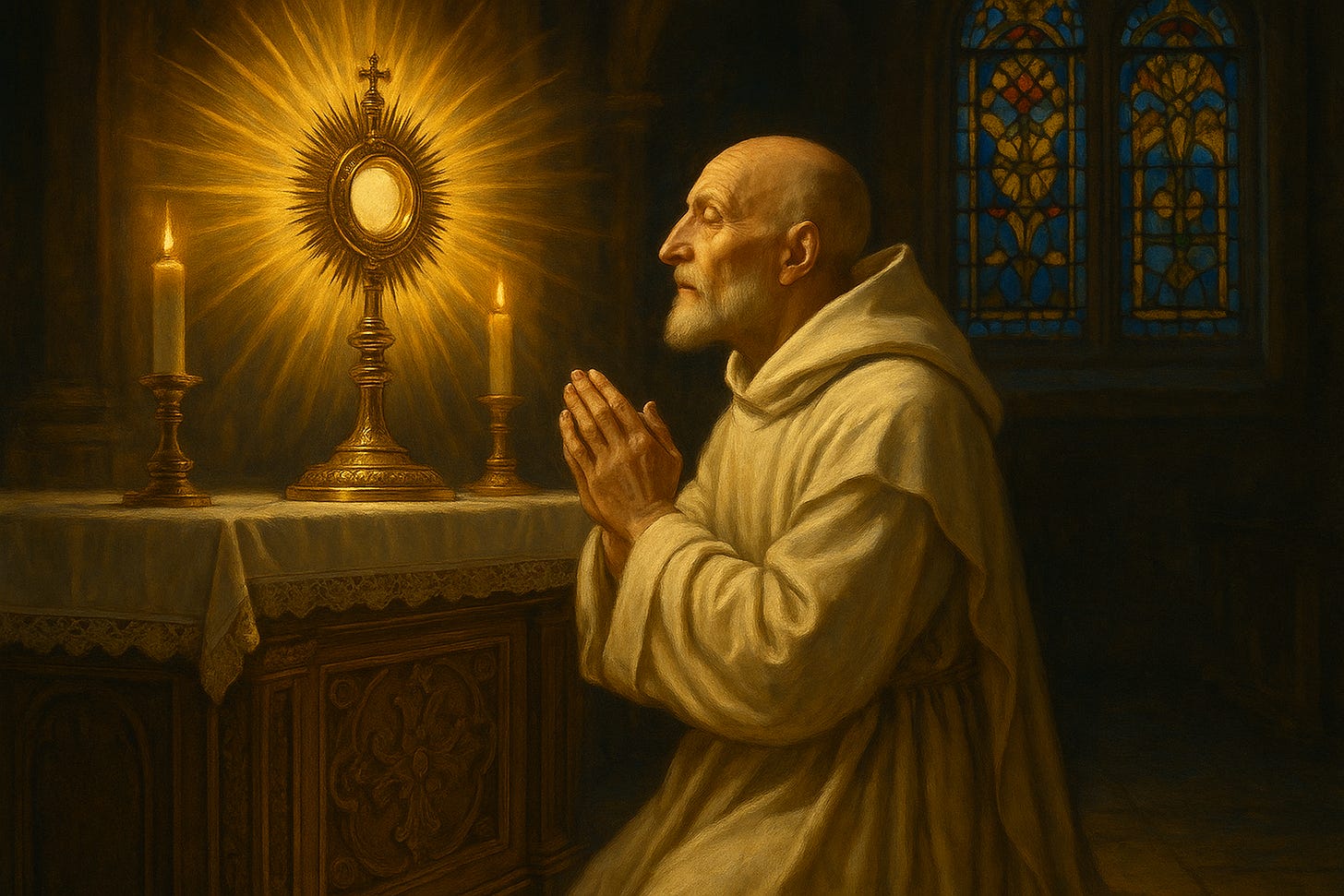 Saint Bruno and Eucharistic Adoration