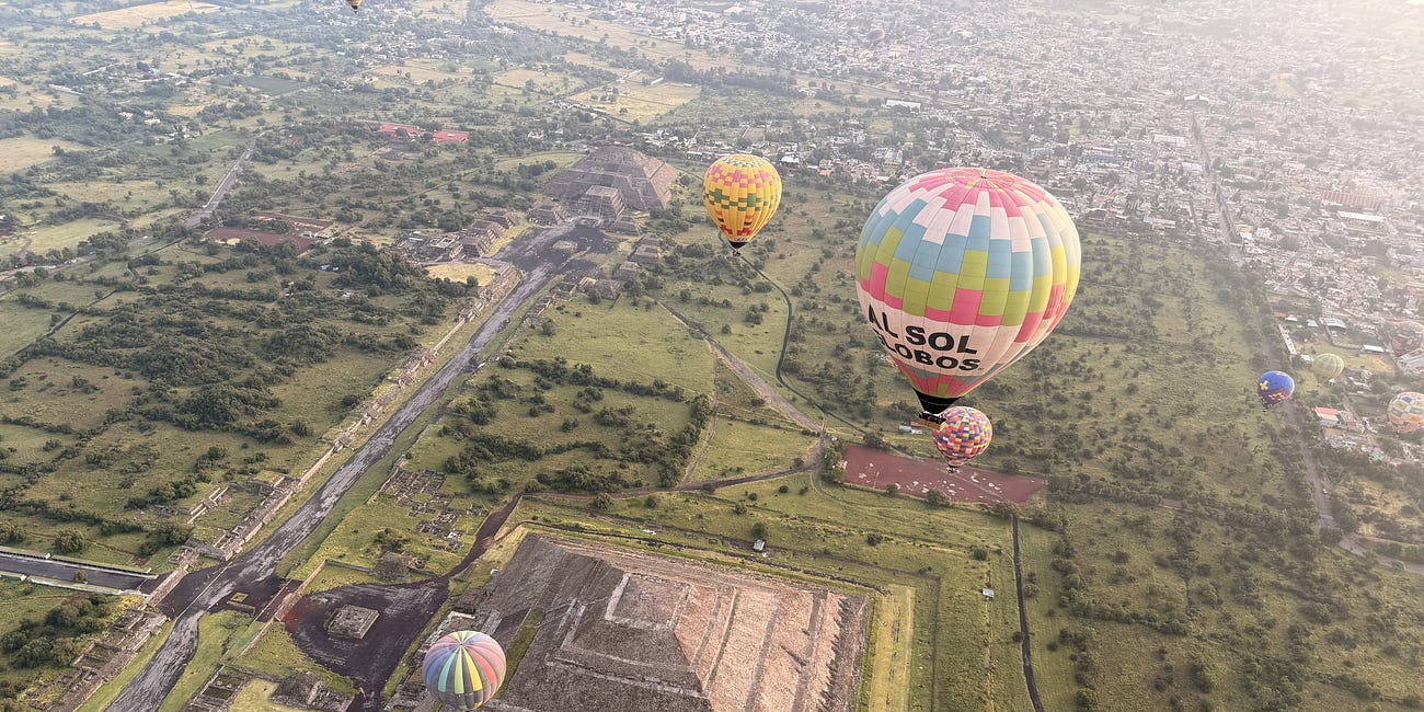 🎈Mexico City pyramids: Teotihuacán hot air balloon guide (2026)