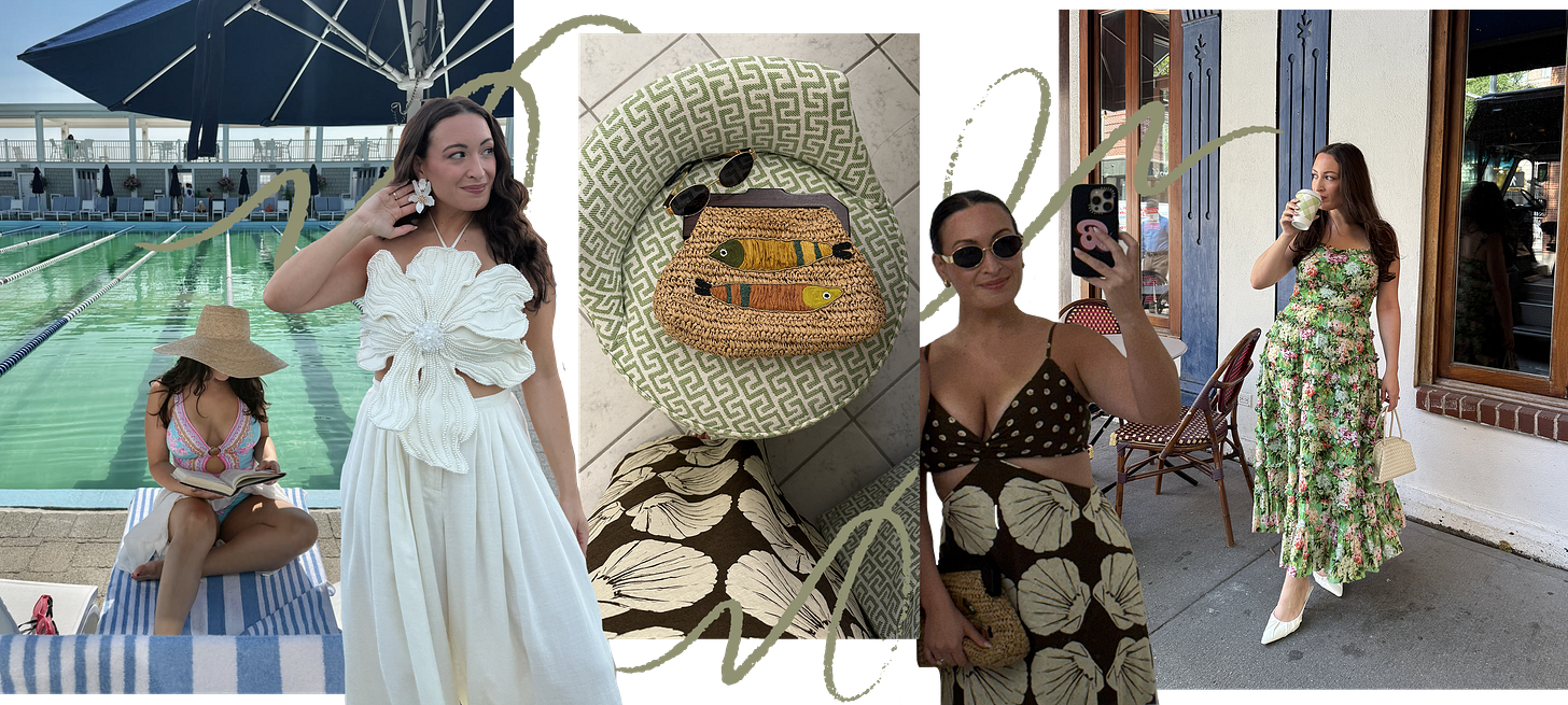 Images of Bella in summer attire