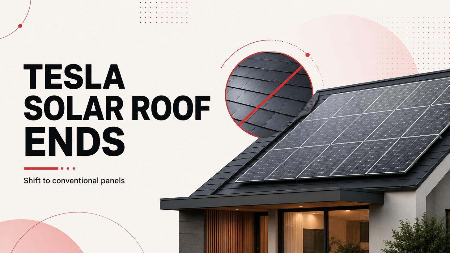 Tesla Ends Solar Roof Tiles As Energy Strategy Takes New Turn