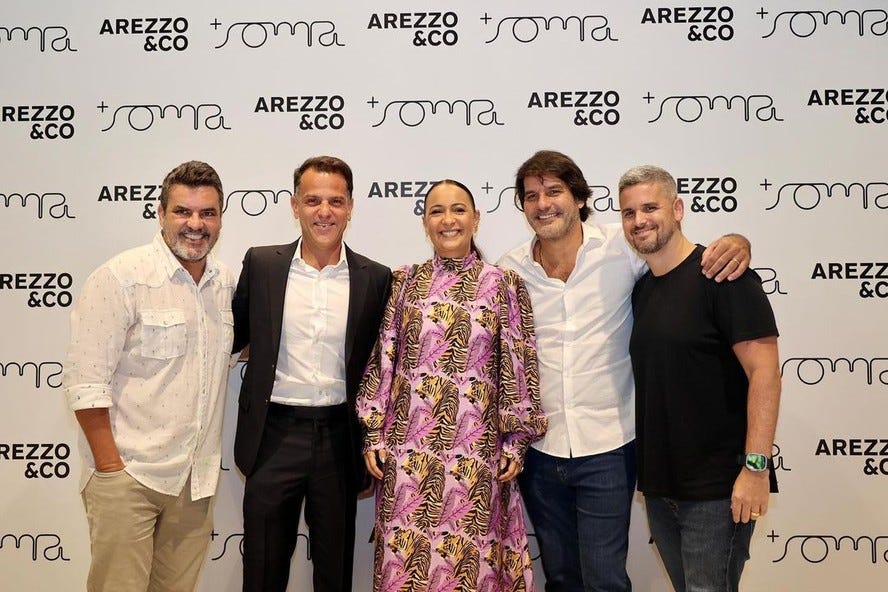 Fusão de Arezzo e Grupo Soma deve alçar novas marcas para o franchising |  Franquias | PEGN