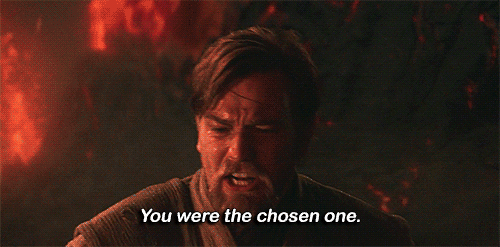 Obi-Wan Kenobi Yelling “You Were the Chosen One!” (Star Wars) | Gifrific