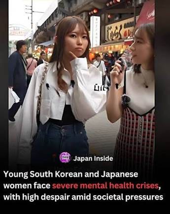 A staggering 83% of young South Korean women view their country as a  "hell," with 80% wanting to leave, according to a study by the Korean  Women's Development Institute. This alarming sentiment