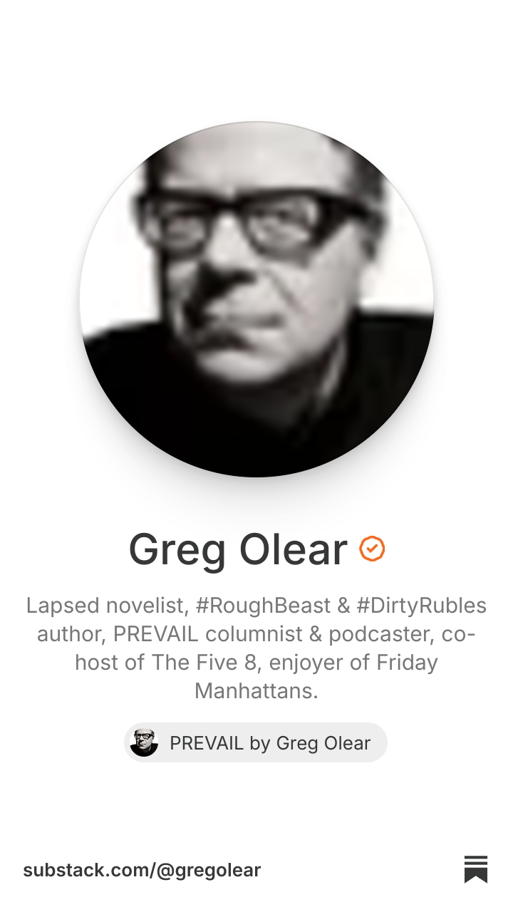 Greg Olear | Substack