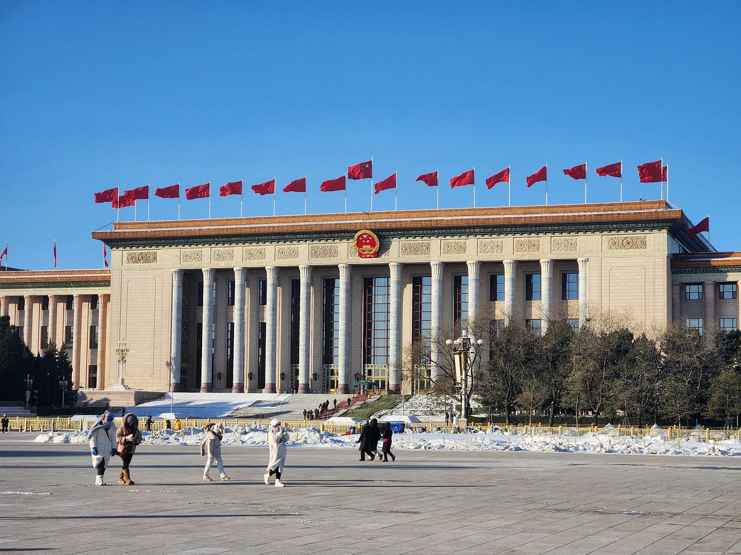 Great Hall of the People, Tiananmen Square, Beijing. 2024.