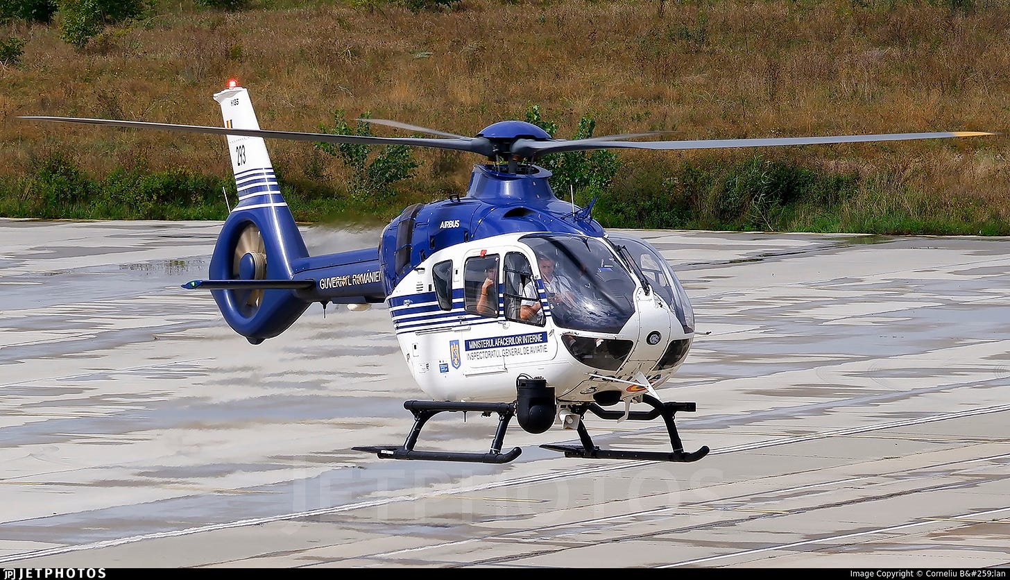 Photo of 293 - Airbus Helicopters H135 - Romania - IGAv 293 - Airbus Helicopters H135 - Romania - IGAv