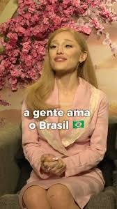 Já que vocês AMARAM a ariana grande e cynthia falando português, tá ai os  bastidores delas falando apenas do Brasil 🇧🇷 É DO BRAZILLLLLLLLL  @universalpicsbr