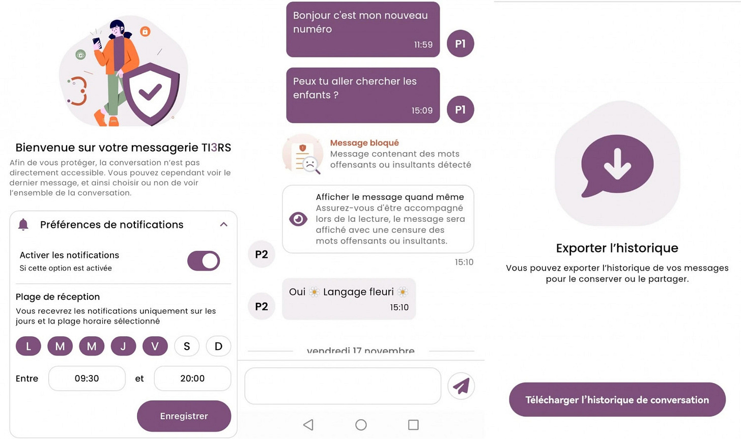 Parents séparés : l'application TI3RS veut remettre la sérénité dans la  communication - CNET France