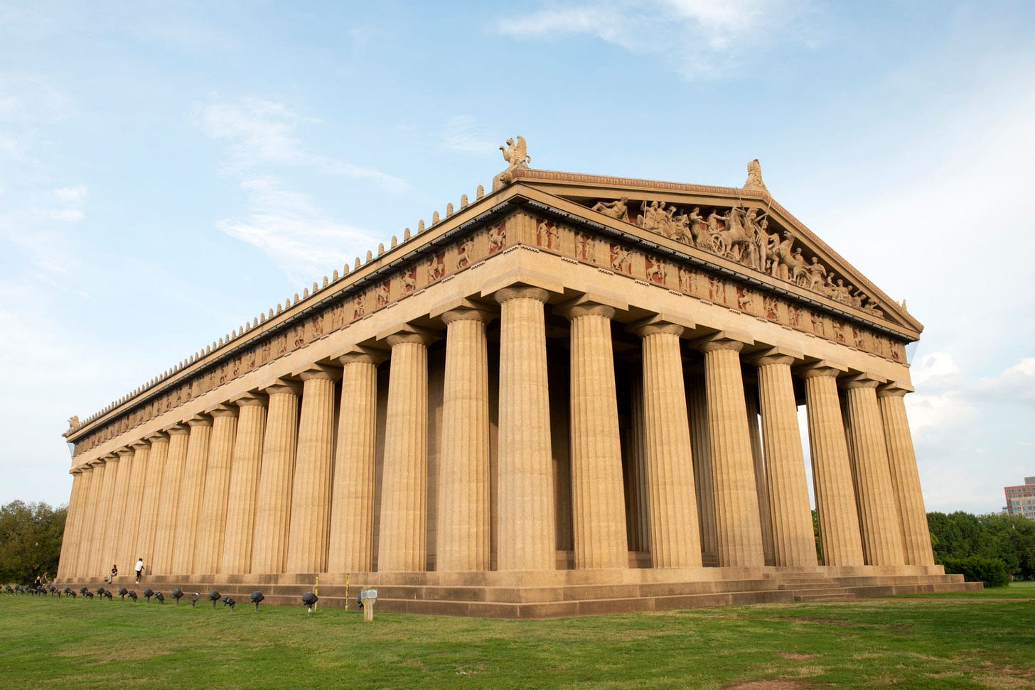 The Parthenon from below