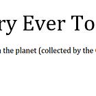 The Longest Story Ever Told: The Largest Collection of Vaccine Testimonies on the Planet (Collected by the CDC!) 