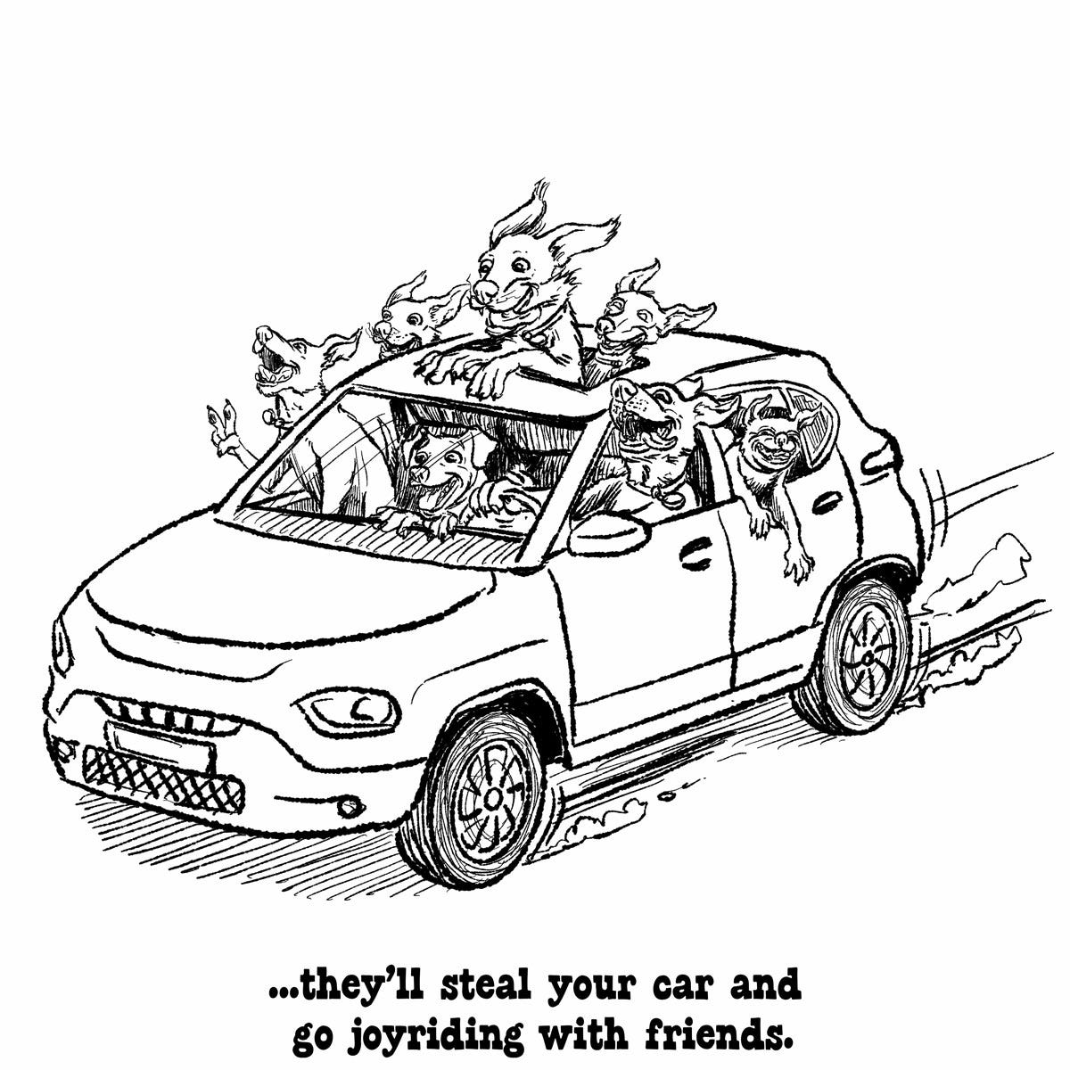 If Dogs Had thumbs comic by E.R. Flynn, panel 4 If Dogs Had thumbs comic by E.R. Flynn, panel 4