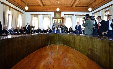 In Karyes, the administrative centre of Mount Athos