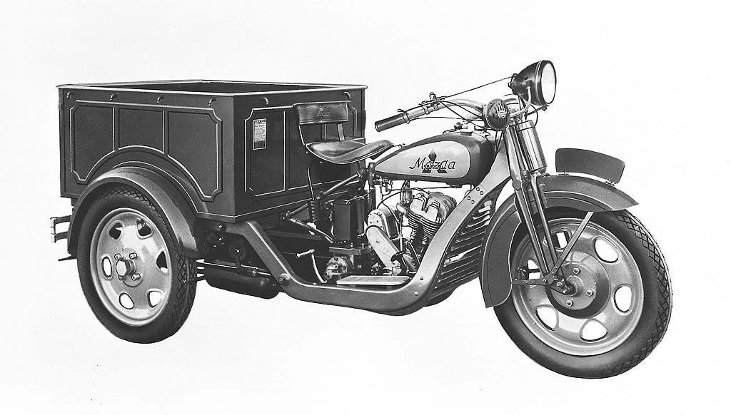 Mazda-Go (マツダ号), a tricycle truck first produced in 1931