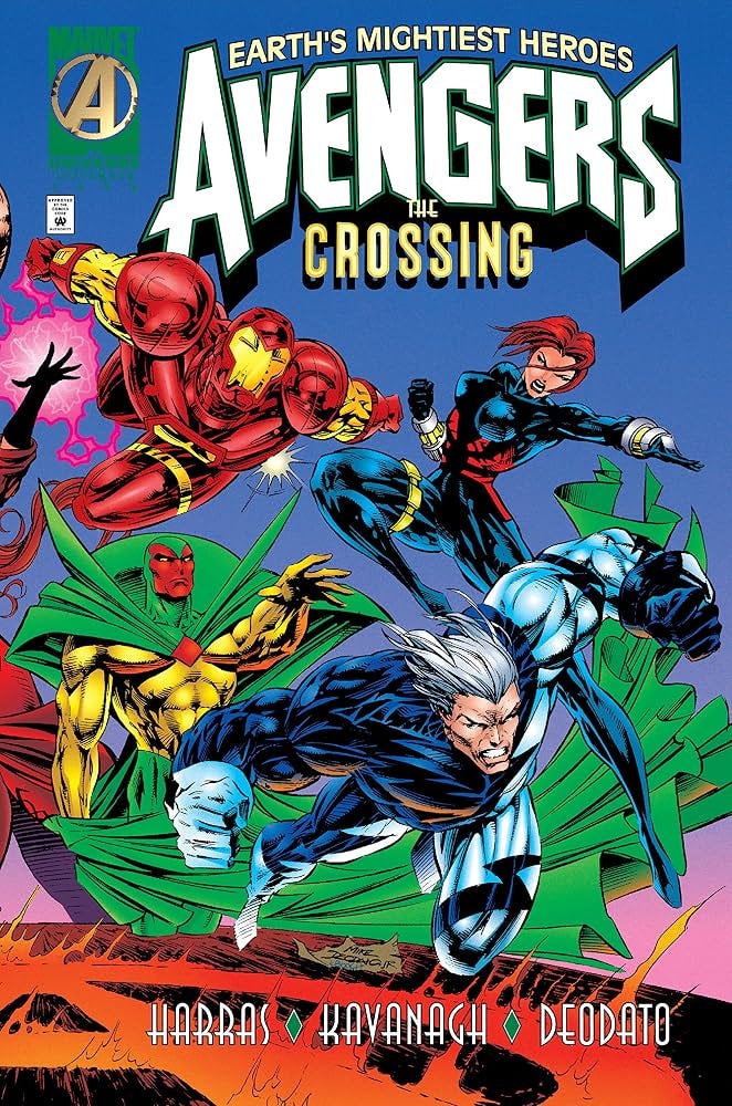 Amazon.com: Avengers: The Crossing (1995) #1 eBook : Harras, Bob, Kavanagh,  Terry, Deodato, Mike, Buccellato, Steve, Deodato, Mike: Kindle Store