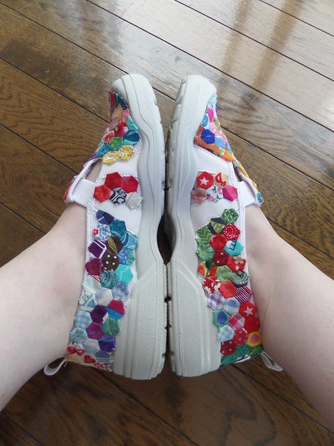 Patchwork Shoes Side Patchwork Shoes Side