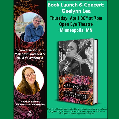 This is a collage of nine graphics -- one white one to announce the full tour and the other eight in various jewel tones to announce the individual shows. I don't want to kill you with too much alt text, so all I'll say here is each graphic features a picture of my book cover on the right hand side and small, round photos of each of the conversation partners. But each poster has the same info that's in the body of this email! I hope that is sufficiently informative! Annoyingly, Substack won't let me do ALT-text for each individual photo.