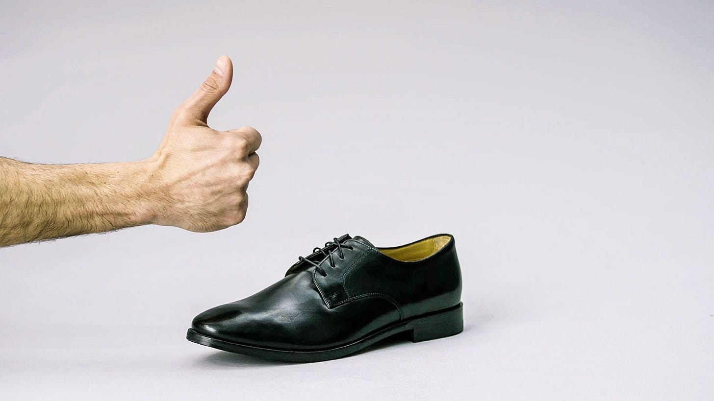 This image may contain Clothing Shoe Footwear Apparel Human and Person