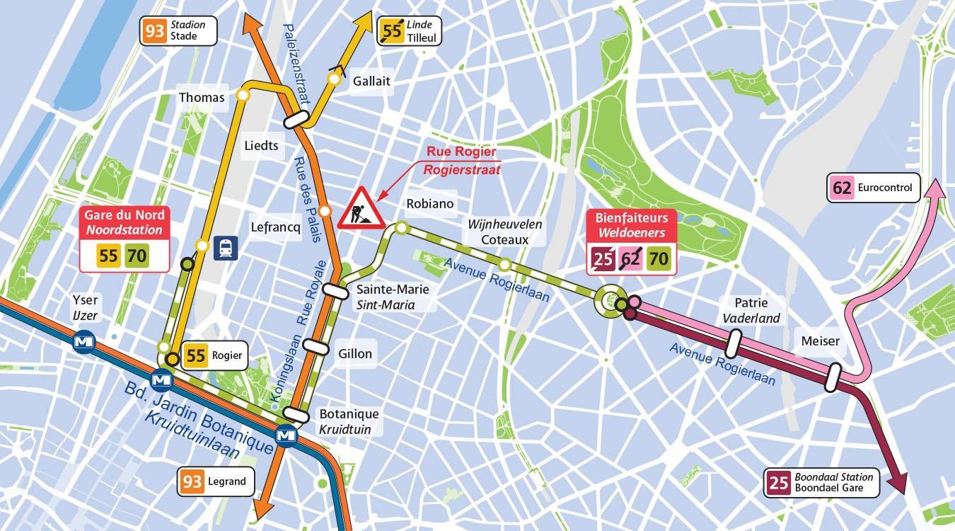 Peut être une image de carte et texte qui dit ’Stadion 93 Stade 55 Linde Tilleul Thomas Paleizenstraat Gallait Liedts Rue Rogier Rogierstraat Gare du Nord Noordstation 55 5570 70 Robiano Yser Uzer M 62 Eurocontrol Wijnheuvelen Coteaux Avenue Avenue Sainte- Marie Sint-Maria Rogieriaan Rogieraan Bienfaiteurs Weldoeners 256270 25 Rue ស des Lefrancq Palais Oala P Roya Royale ale Rue 55 Rogier Bd. M ME Koningslaan Kruidtuinlaan Jardin Botanique nique M Botanique Kruidtuin 93 Legrand Gillon Patrie Vaderland Meiser Avenue Rogieriaan Rogierlaan 25 Boondaa! Station Boondael Gare’ Peut être une image de carte et texte qui dit ’Stadion 93 Stade 55 Linde Tilleul Thomas Paleizenstraat Gallait Liedts Rue Rogier Rogierstraat Gare du Nord Noordstation 55 5570 70 Robiano Yser Uzer M 62 Eurocontrol Wijnheuvelen Coteaux Avenue Avenue Sainte- Marie Sint-Maria Rogieriaan Rogieraan Bienfaiteurs Weldoeners 256270 25 Rue ស des Lefrancq Palais Oala P Roya Royale ale Rue 55 Rogier Bd. M ME Koningslaan Kruidtuinlaan Jardin Botanique nique M Botanique Kruidtuin 93 Legrand Gillon Patrie Vaderland Meiser Avenue Rogieriaan Rogierlaan 25 Boondaa! Station Boondael Gare’