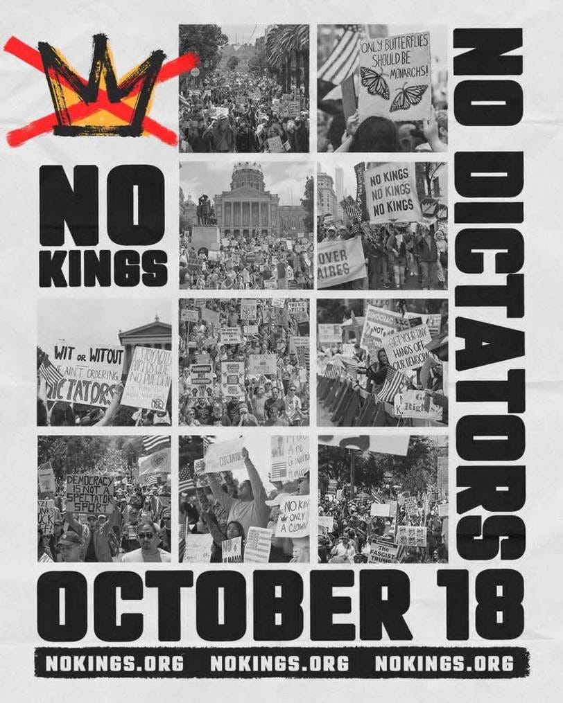 Note Kings Signs The Big List of Protest Signs for #NoKings 10/18