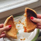 tomato sambal grilled cheese sandwiches