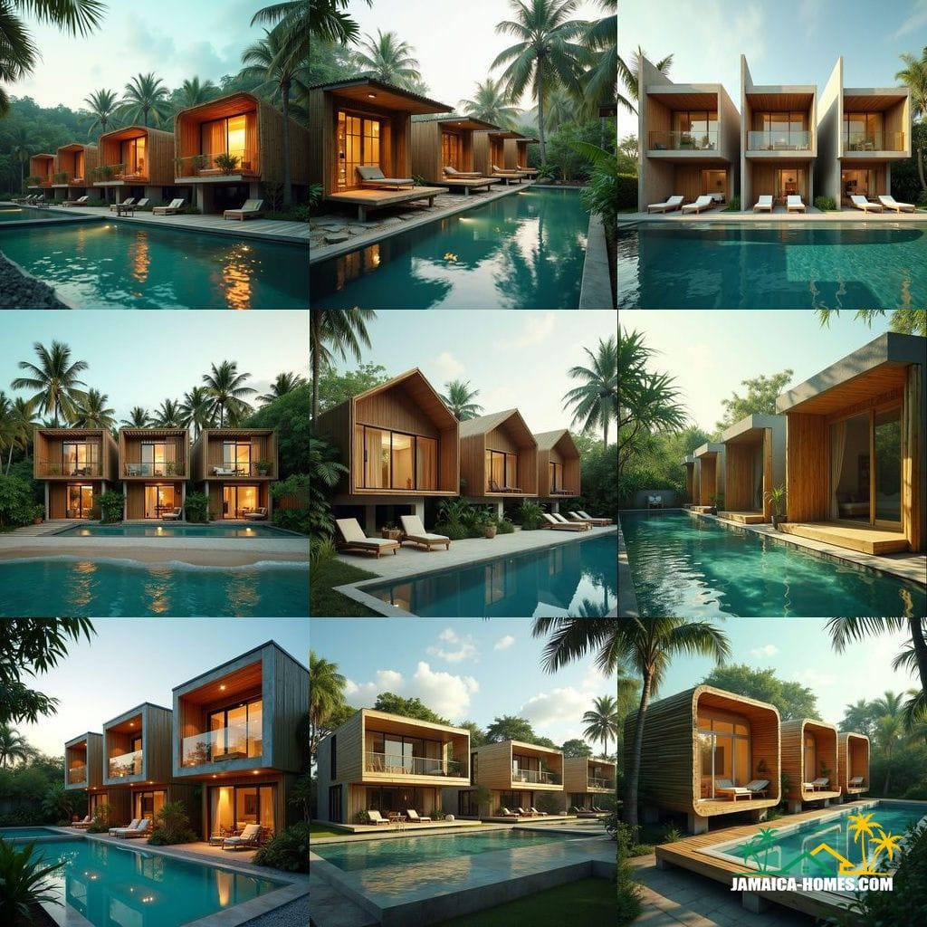 Beatiful modern h bamboo home in jamaica