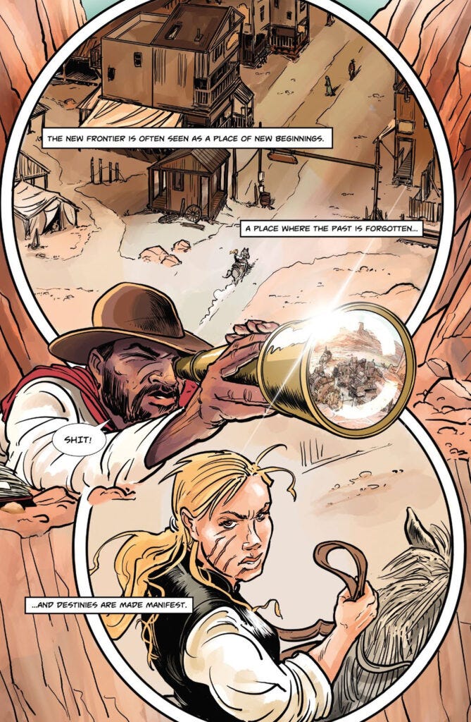 “Tales of WesterNoir” - Sample Art