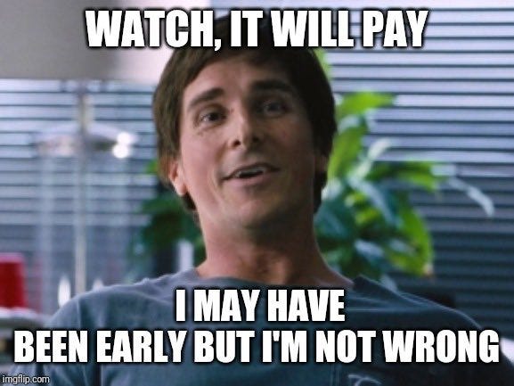 I may have been early, but I'm not wrong" Hold the line! : r/Superstonk