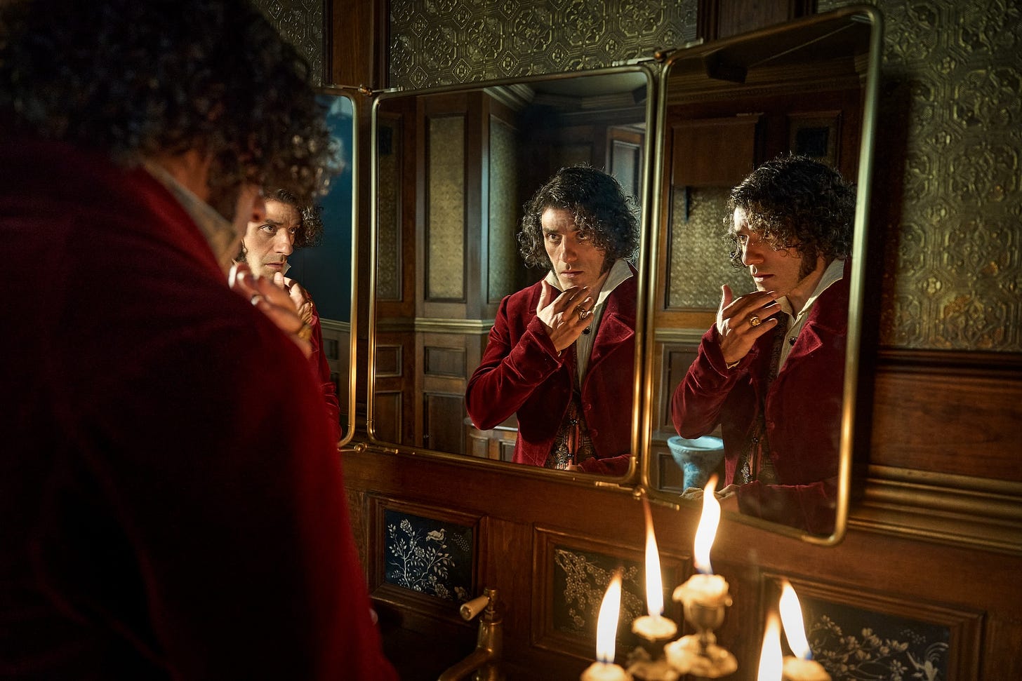 Oscar Isaac as Victor Frankenstein in Guillermo del Toro’s Frankenstein Oscar Isaac as Victor Frankenstein in Guillermo del Toro’s Frankenstein