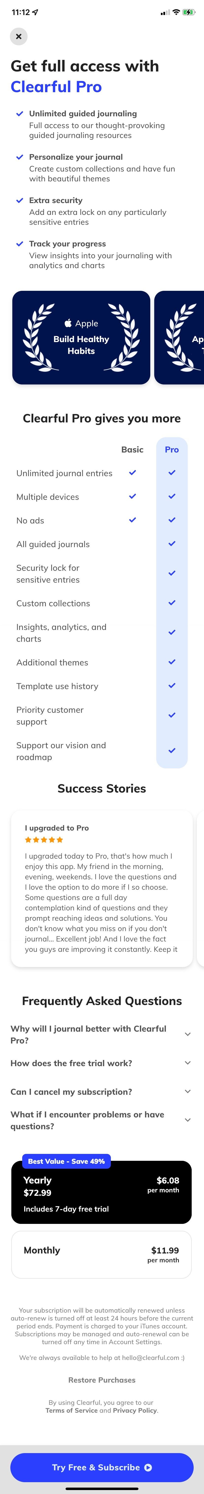 Experiment: Free-trial Timeline Page vs. Long-form Feature/Benefit Page