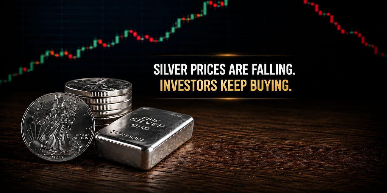 Silver Prices Are Falling. Investors Keep Buying Anyway