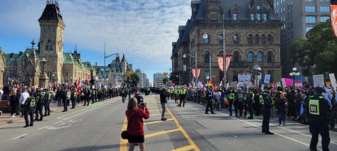 1MillionMarch4Children in Ottawa. Read the poster! See the faces! 